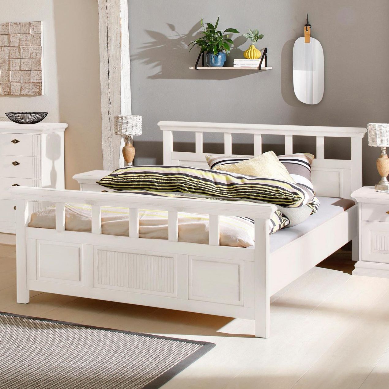 

Кровать двуспальная Dipriz Минск 212х151х90 белый, Минск