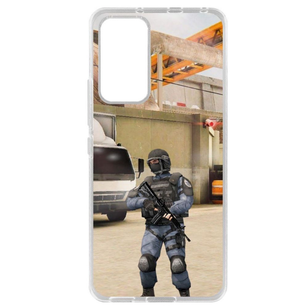 

Чехол-накладка Krutoff Cтандофф 2 (Standoff 2) - GIGN для Xiaomi 12 Lite, Прозрачный