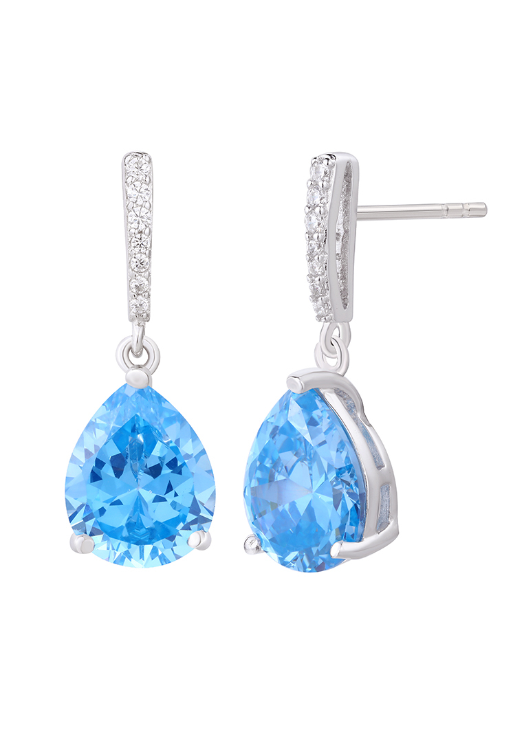 

Серьги подвески из серебра с фианитом Ogisana E4131, E4131