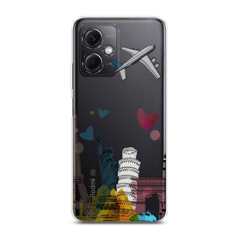 

Чехол Awog на Xiaomi Redmi Note 12 5G "Самолет путешествий", Желтый, 316950-10