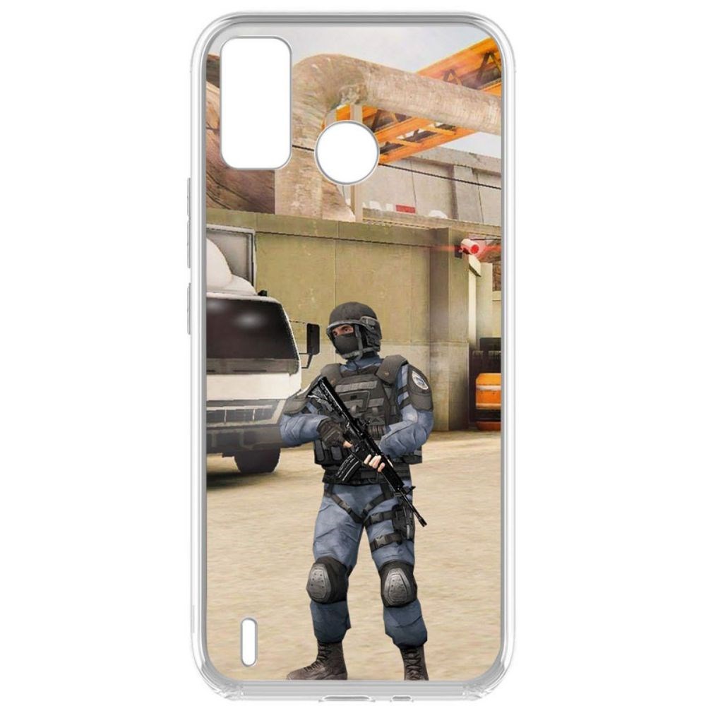 

Чехол-накладка Krutoff Standoff 2 - GIGN для Tecno Spark 6 Go