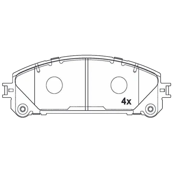 Тормозные колодки AIKO pf1845