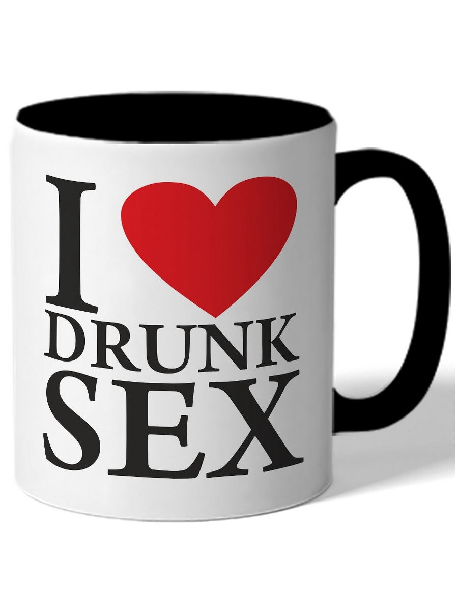 фото Кружка drabs i love drunk sex, я люблю секс