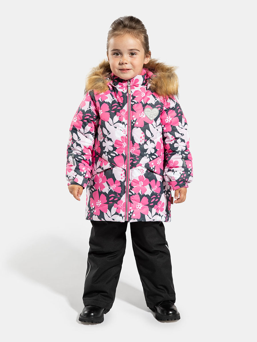 

Куртка детская KISU W23-20303, 11042, 128, Серый, W23-20303