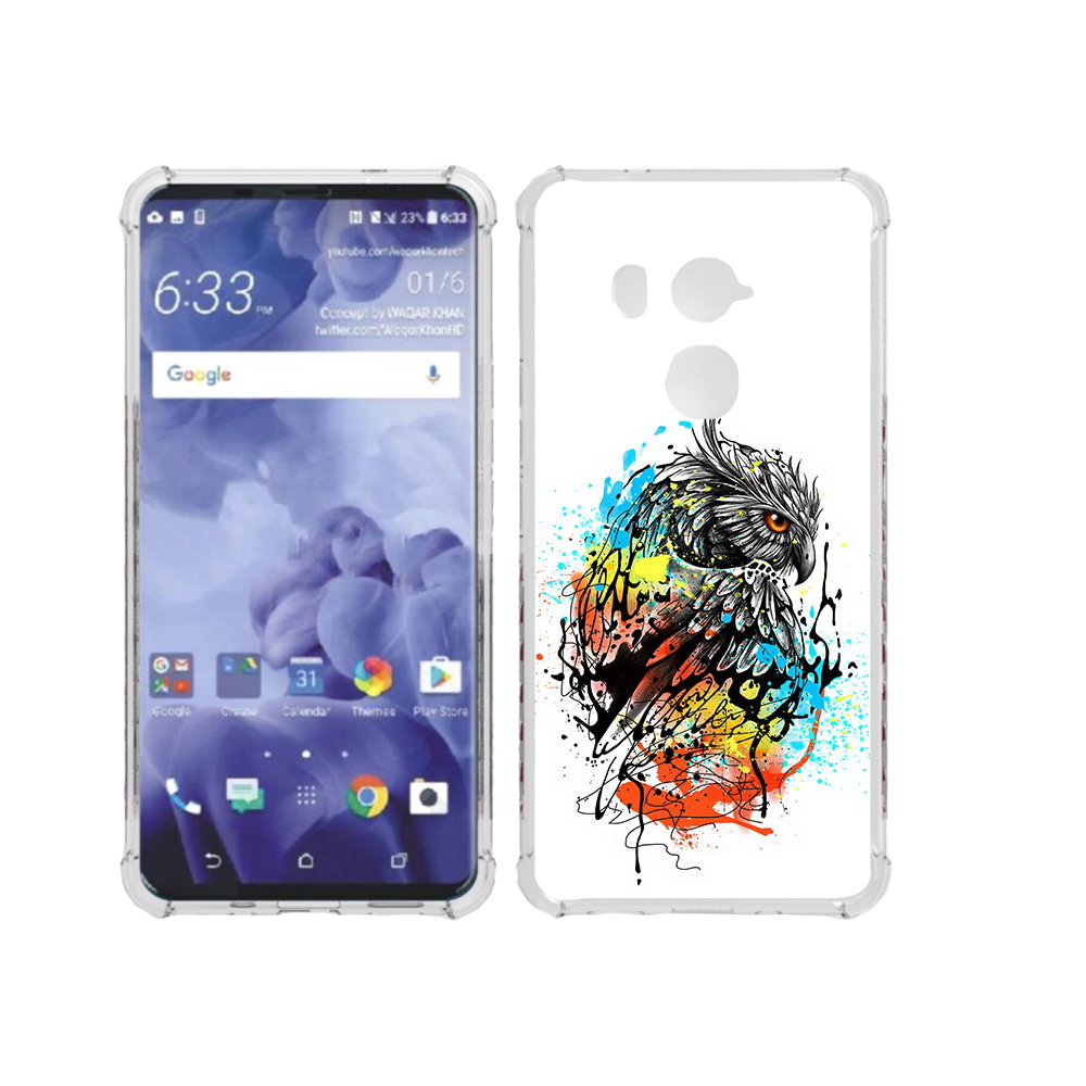 

Чехол MyPads Tocco для HTC U11 Plus Творческая сова, Прозрачный, Tocco