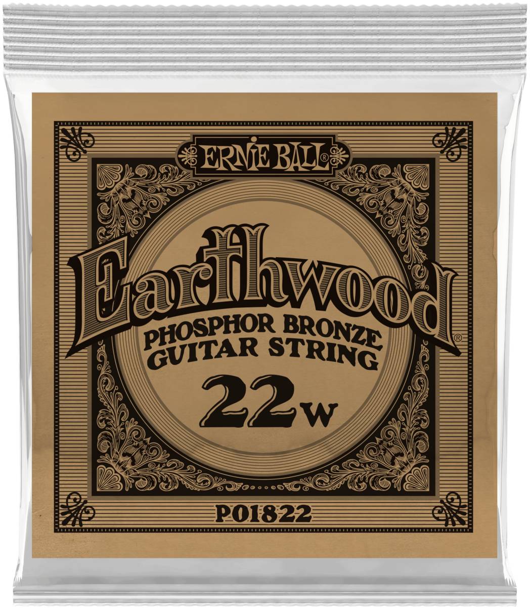 

ERNIE BALL 1822 Earthwood Phosphor Bronze .022 - Струна одиночная для акустической гитары