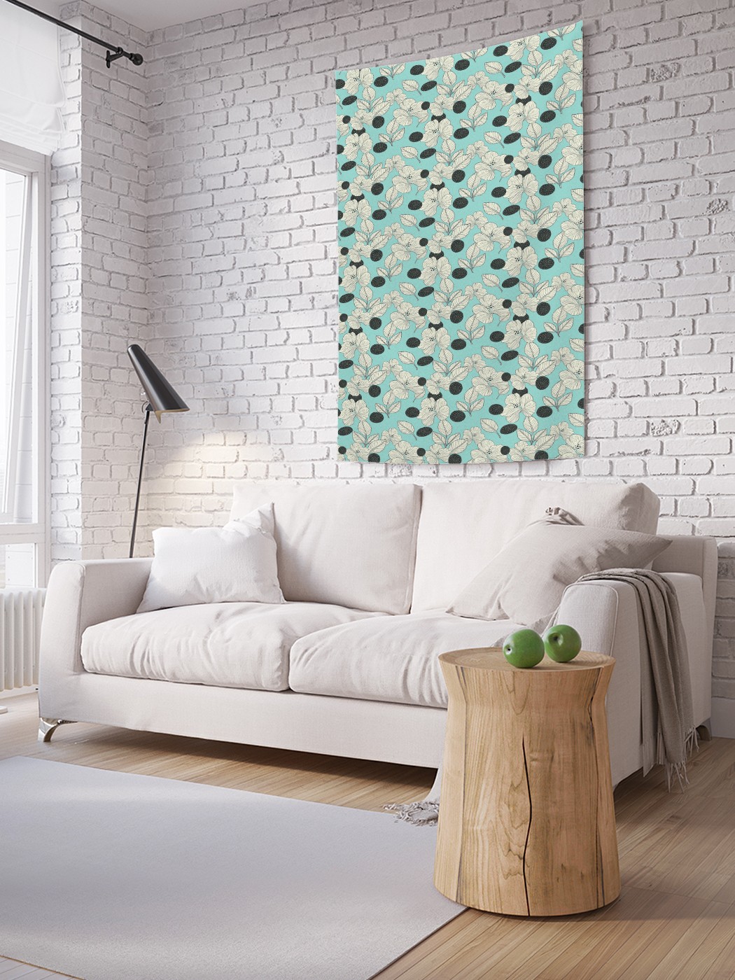 

Вертикальное фотопанно на стену JoyArty Цветок и ветка 150x200 см, Цветок и ветка