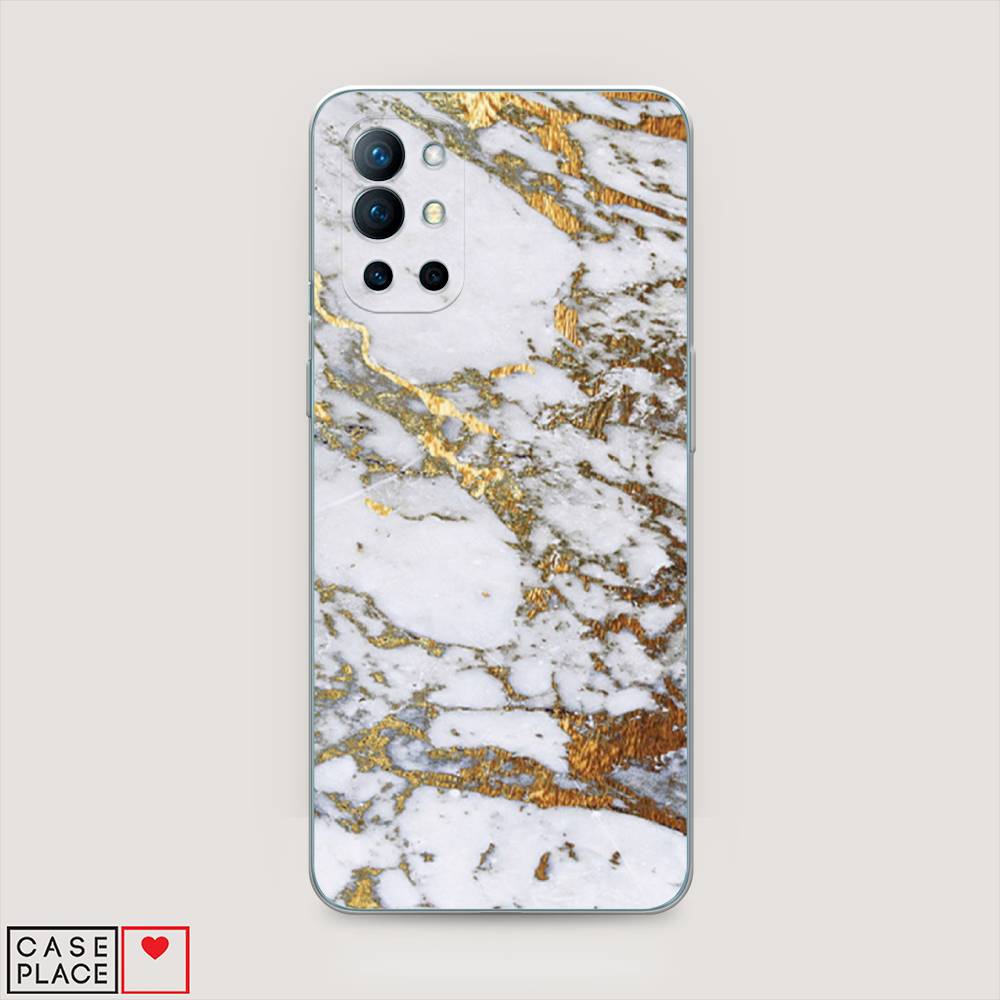 

Чехол Awog на OnePlus 9R / ВанПлас 9R "Белый мрамор", 151650-3