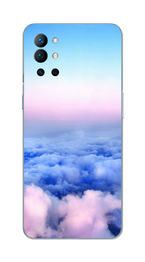 

Чехол Awog на OnePlus 9R / ВанПлас 9R "Облака", Голубой;розовый, 151650-4