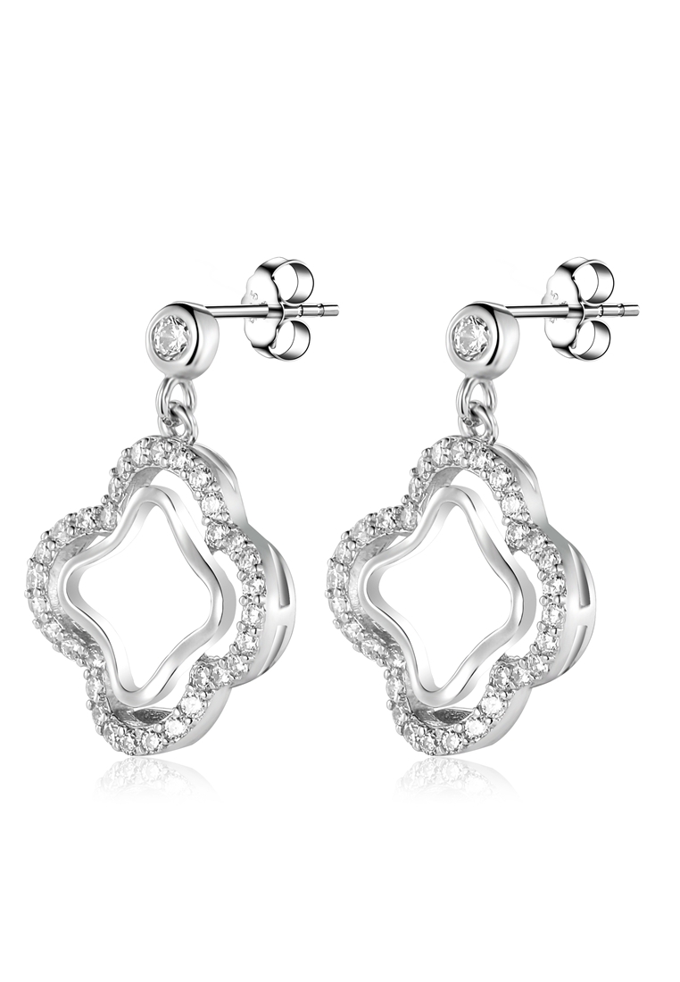 

Серьги подвески из серебра с фианитом Ogisana A42580, A42580