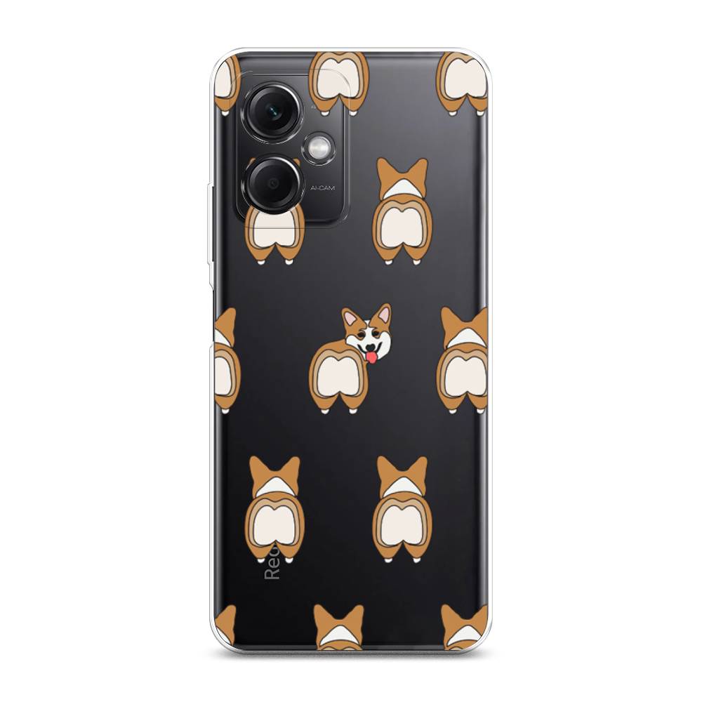 

Чехол Awog на Xiaomi Redmi Note 12 5G "Милый корги фон", Белый;бежевый;коричневый, 316950-2