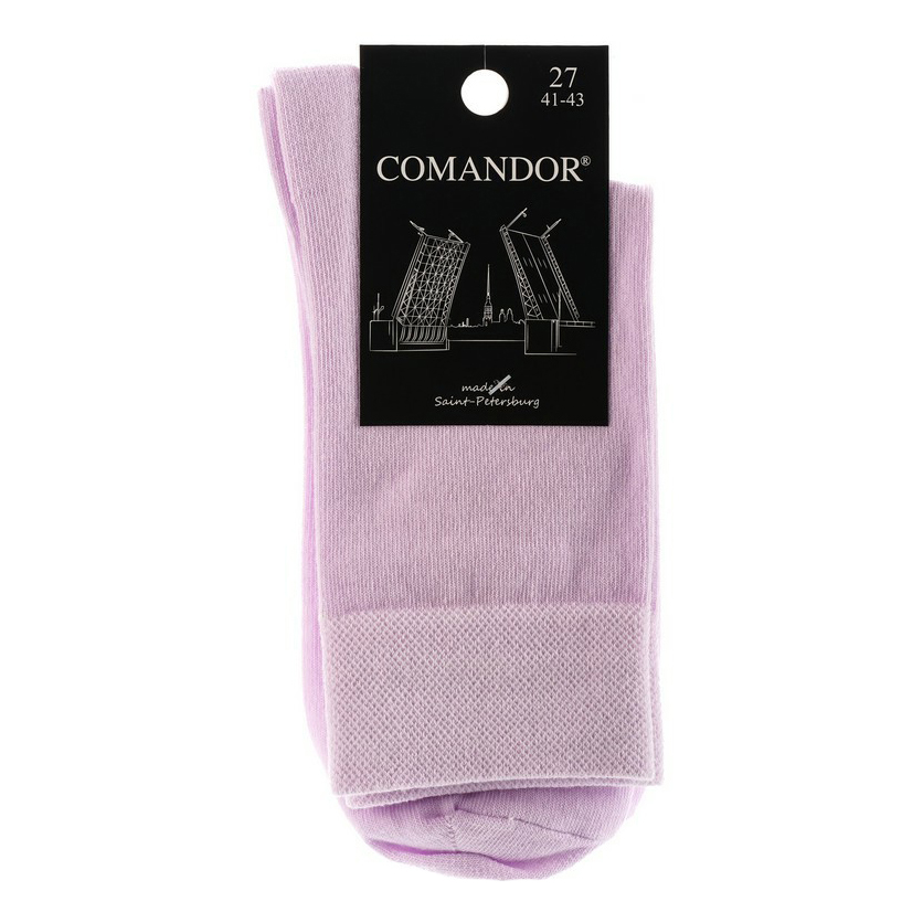 

Носки мужские Comandor фиолетовые 27, Фиолетовый