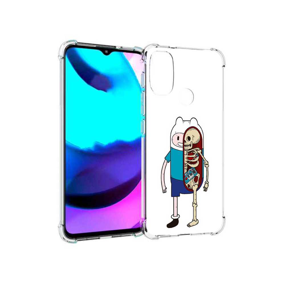 

Чехол MyPads Tocco для Motorola Moto E20 Финн скелет (PT162039.356.187), Прозрачный, Tocco