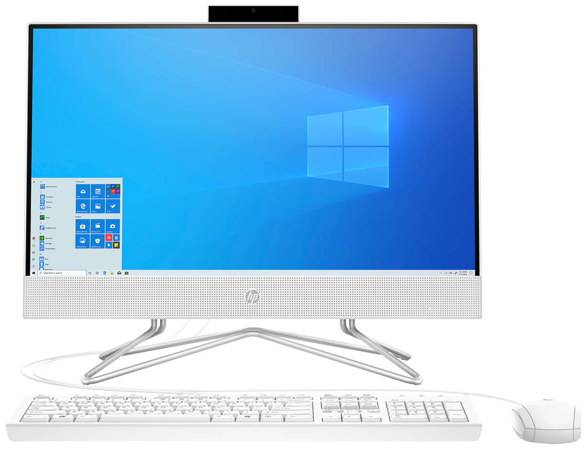 фото Моноблок hp 22-df1037 21.5full hd/i3 1125g4/4gb/128gb ssd/w10 h/white 3v0a3ea