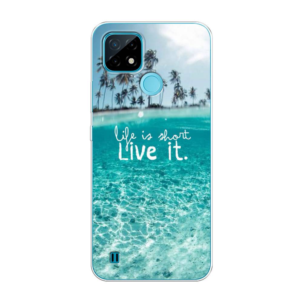 

Чехол Awog на Realme C21 "Live it", Разноцветный, 254950-7