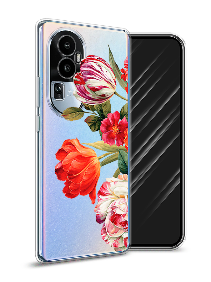 

Чехол Awog на Oppo Reno 10 "Весенний букет", Красный;розовый;зеленый, 2514550-8