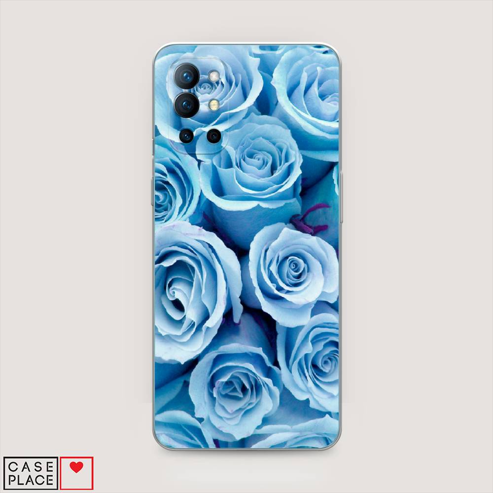 

Чехол Awog на OnePlus 9R / ВанПлас 9R "Лазурные розы", Голубой, 151650-8