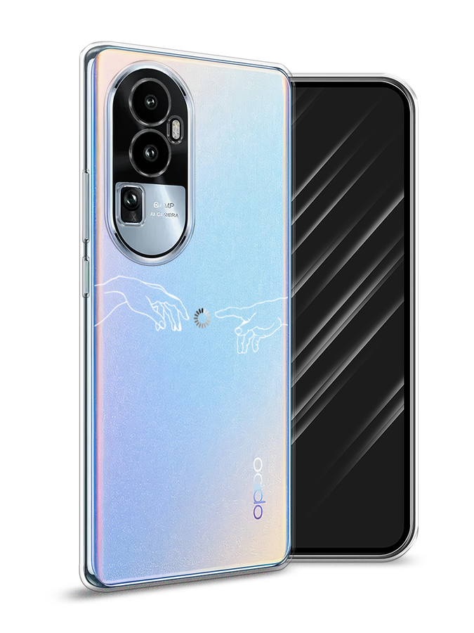 

Чехол Awog на Oppo Reno 10 "Загрузка творения", Белый;серый;прозрачный, 2514550-10