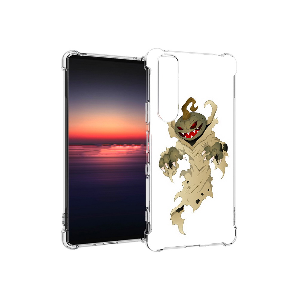

Чехол MyPads Tocco для Sony Xperia 1 III призрак хэллоуина (PT162368.229.555), Прозрачный, Tocco