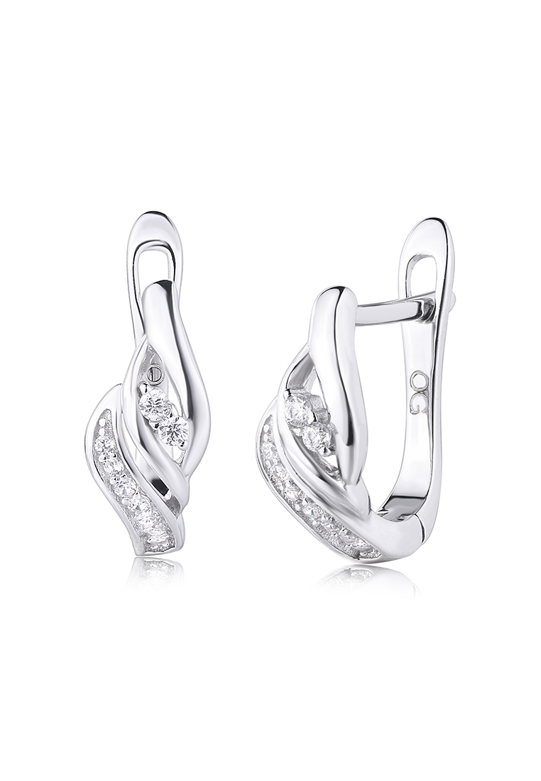 

Серьги из серебра с фианитом Ogisana E30111, E30111