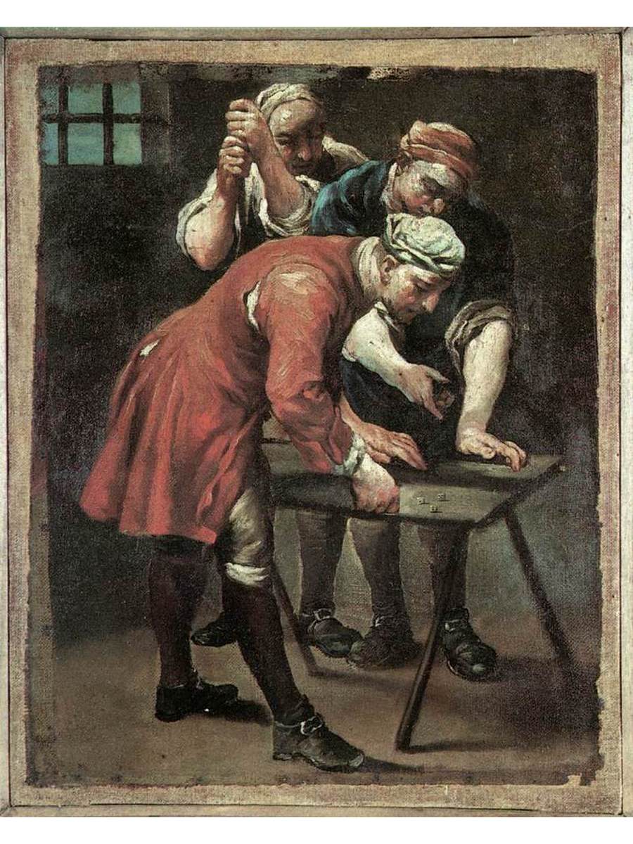 

Постер DRABS A2 Джузеппе Мария Креспи Dice Players