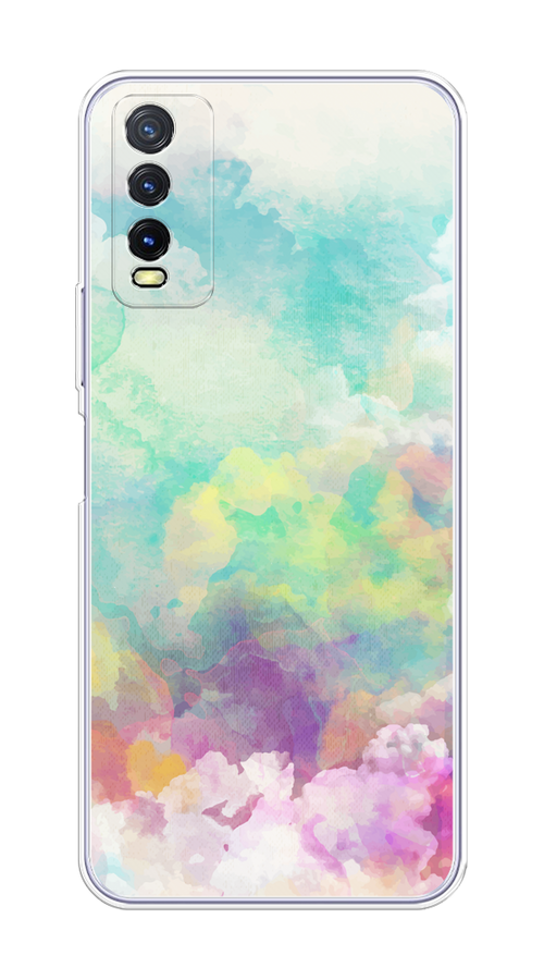 

Чехол на Vivo Y20 "Воздушное небо", Белый;голубой;розовый;желтый, 263650-1