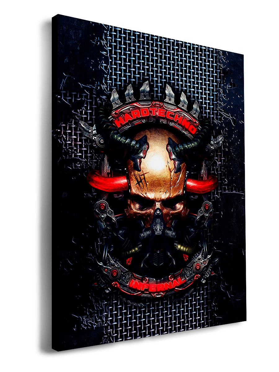 

Картина DRABS 90x60 см на холсте Infernal