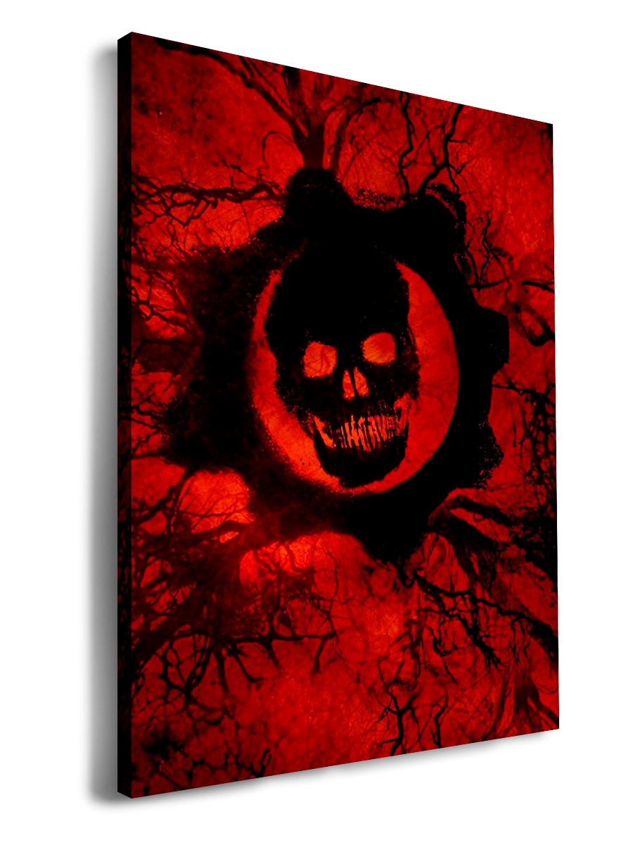 

Картина DRABS 90x60 см на холсте From Hell красная
