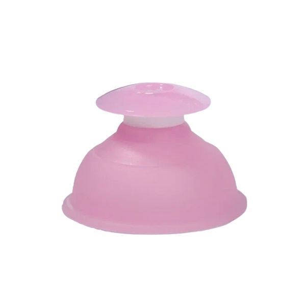 Купить Банка вакуумная для массажа ONLITOP силиконовая, 6, 5 ? 4, 3 см, цвет розовый