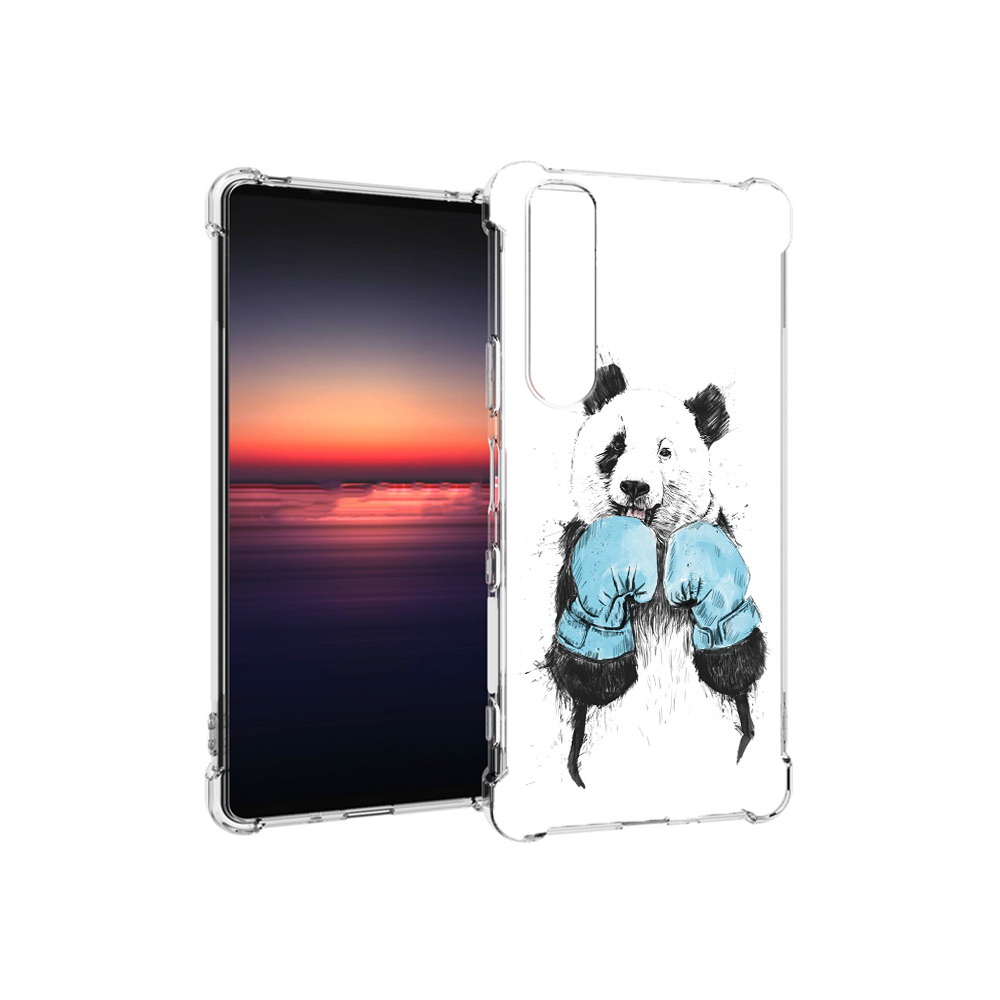 

Чехол MyPads Tocco для Sony Xperia 1 III панда боксер (PT162368.229.531), Прозрачный, Tocco
