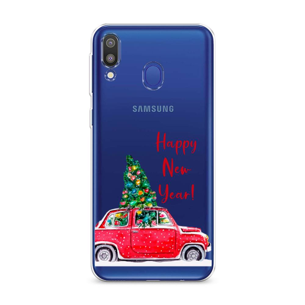 

Чехол на Samsung Galaxy M20 "Happy New Year", Красный;зеленый, 27450-5