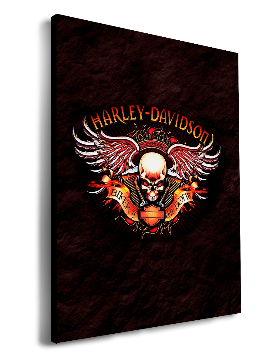 

Картина DRABS 90x60 см на холсте Biker to the bone