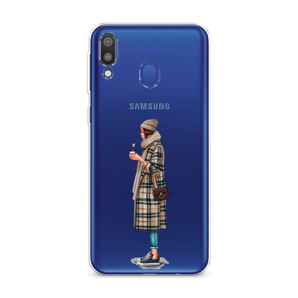 

Чехол на Samsung Galaxy M20 "Утренний кофе", Коричневый;бежевый, 27450-6