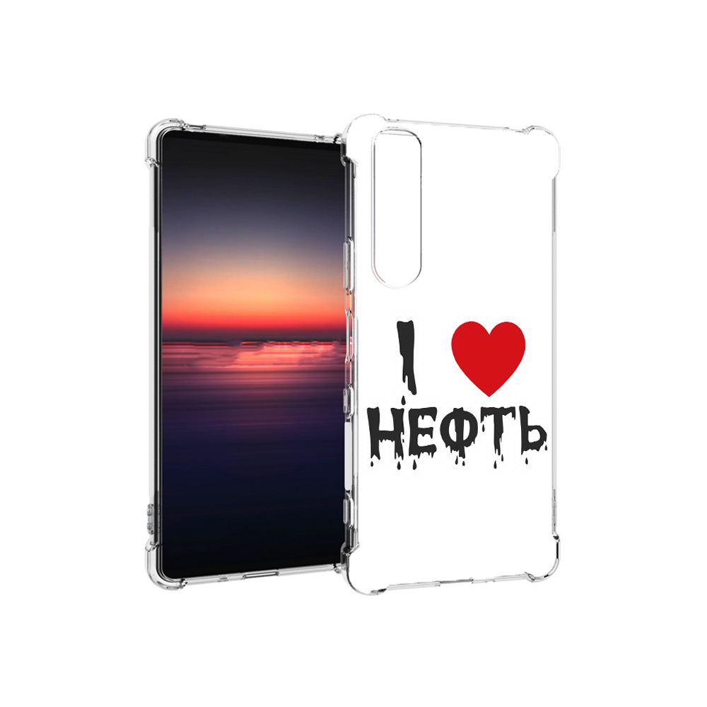

Чехол MyPads Tocco для Sony Xperia 1 III нефть (PT162368.229.522), Прозрачный, Tocco