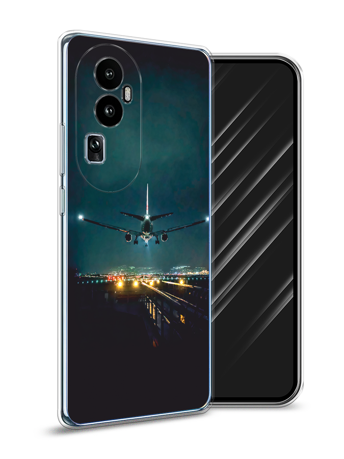 

Чехол Awog на Oppo Reno 10 "Ночной рейс", Черный, 2514550-6