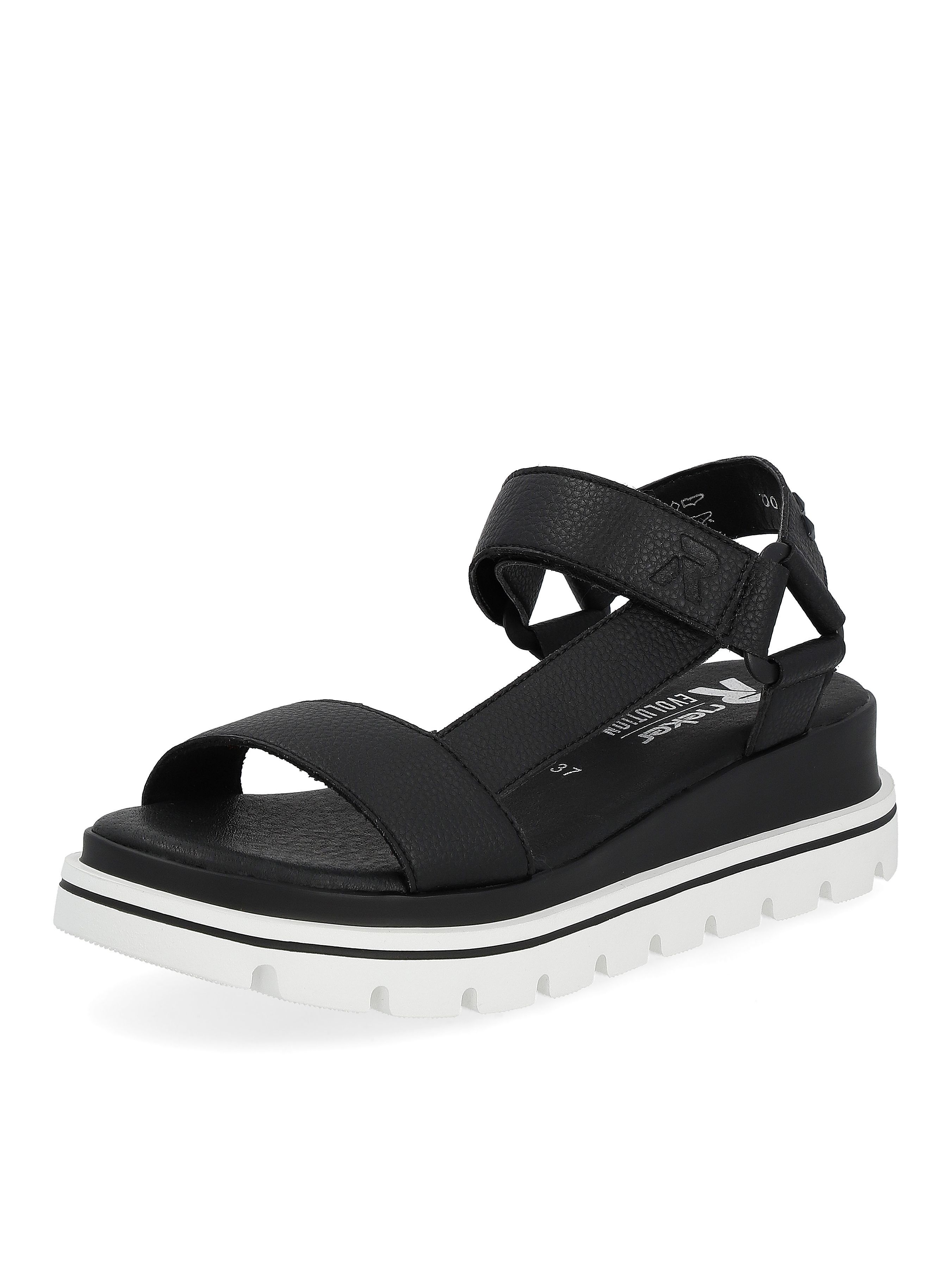 

Босоножки женские Rieker W1651_00 черные 36 RU, Черный, W1651_00