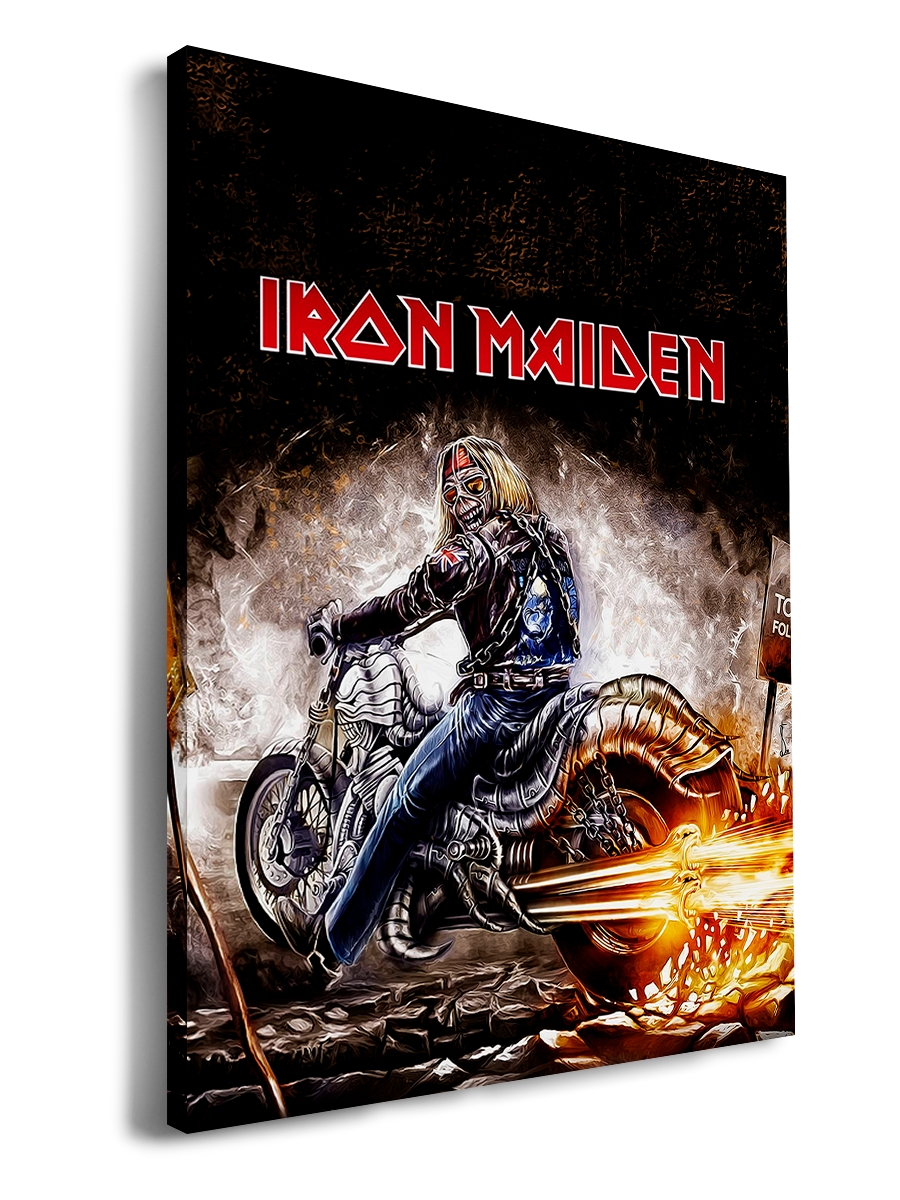 

Картина DRABS 90x60 см на холсте iron maiden bike
