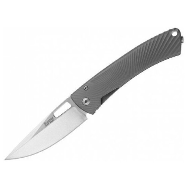 

Туристический нож LionSteel TiSpine TS1 GS серебристый, TiSpine
