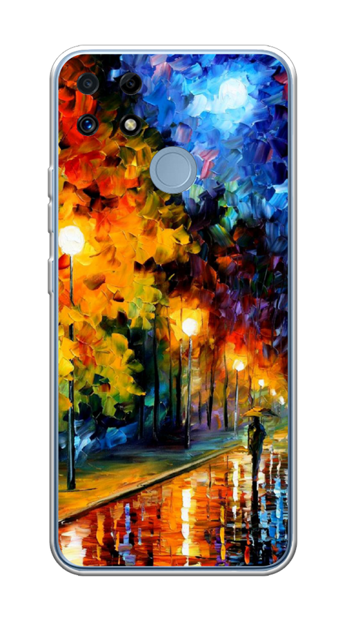 

Чехол на Realme C25/C25s "Безлюдная улочка", Оранжевый;желтый;синий, 256950-1