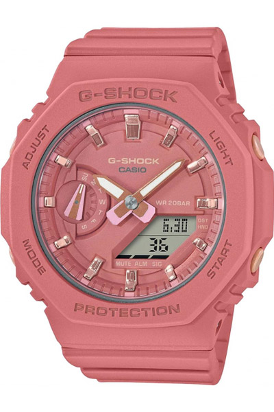 Наручные часы женские Casio GMA-S2100-4A2ER розовые