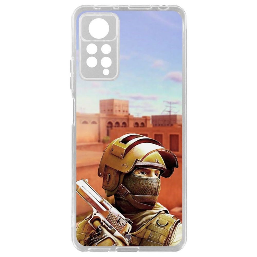 

Чехол-накладка Krutoff Standoff 2 - Спец для Xiaomi Redmi Note 11 Pro, Прозрачный