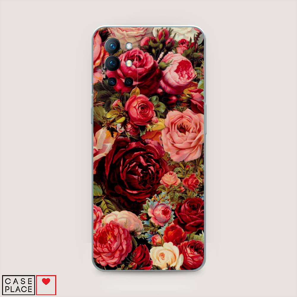 

Чехол Awog на OnePlus 9R / ВанПлас 9R "Розы винтажные", 151650-8