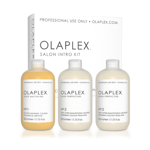 Набор салона OLAPLEX No.1 + No.2 SALON INTRO KIT 3 шт * 525 мл evi professional бальзам ополаскиватель интенсивный уход для окрашенных и мелированных волос professional salon hair care balsam color shine