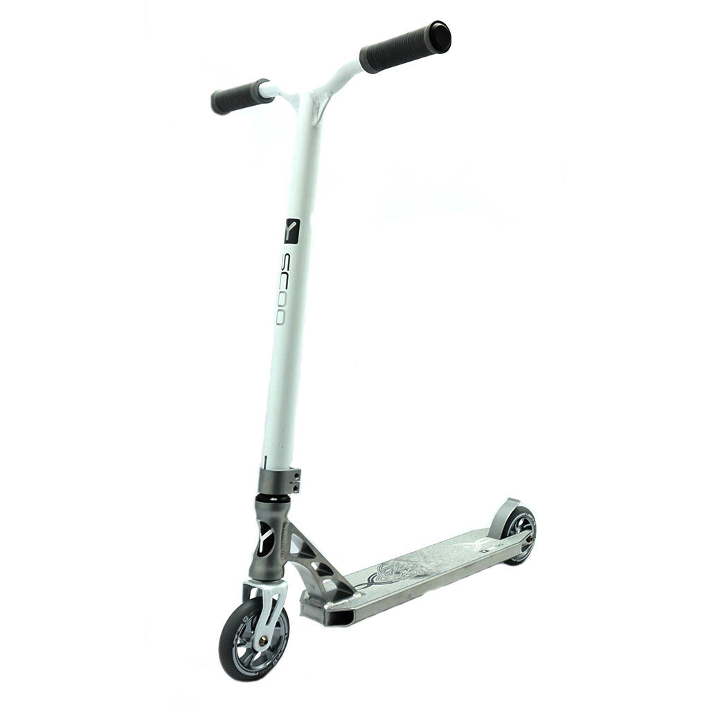 Трюковой самокат Y-scoo Wolf 110 со светящимися колесами