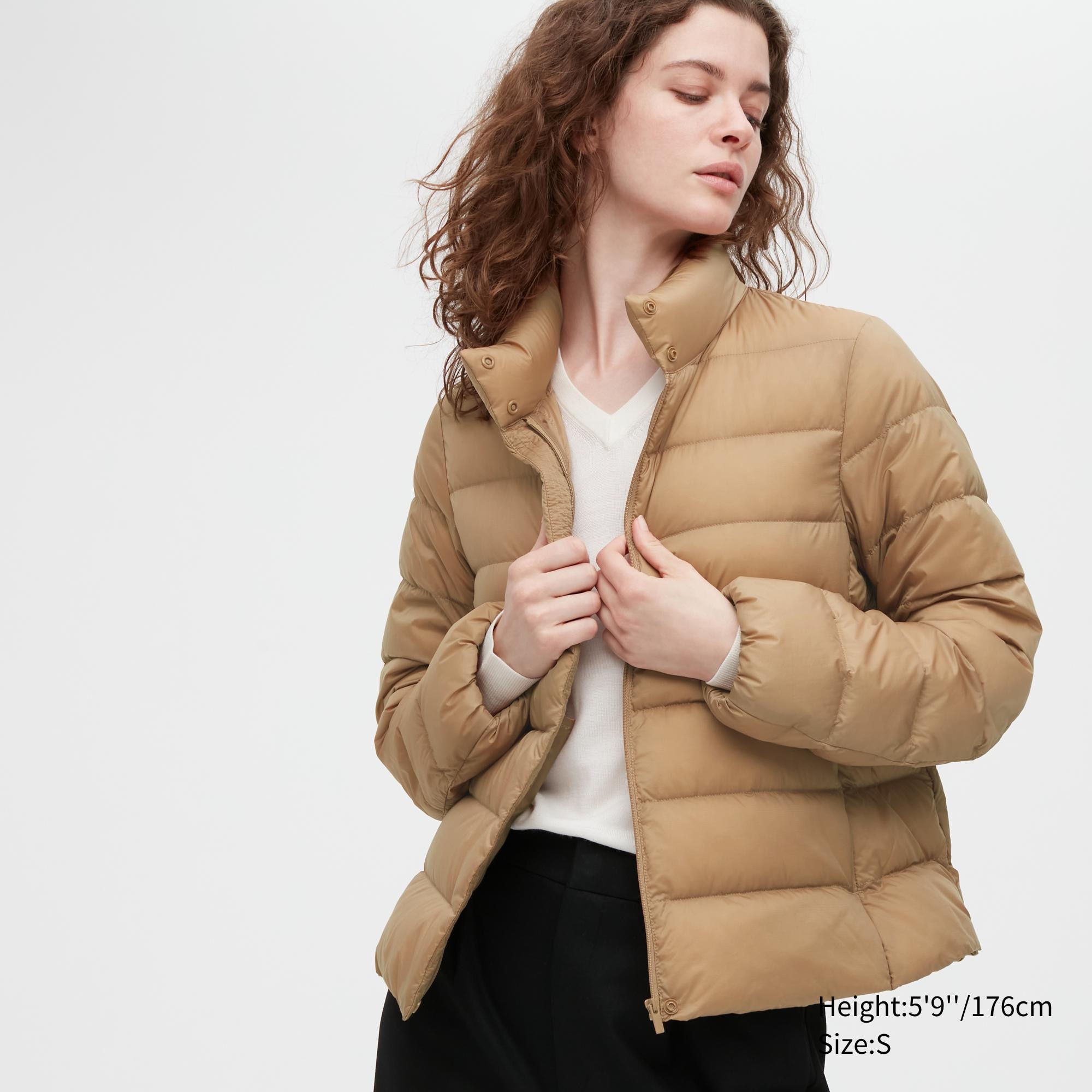 Пуховик женский UNIQLO 450310COL32 бежевый L (доставка из-за рубежа)