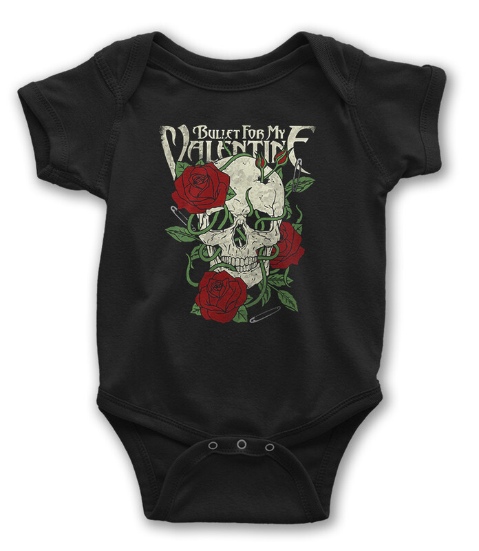 

Боди детское WILD CHILD Bullet for My Valentine, цв.черный р.86, Bullet for My Valentine