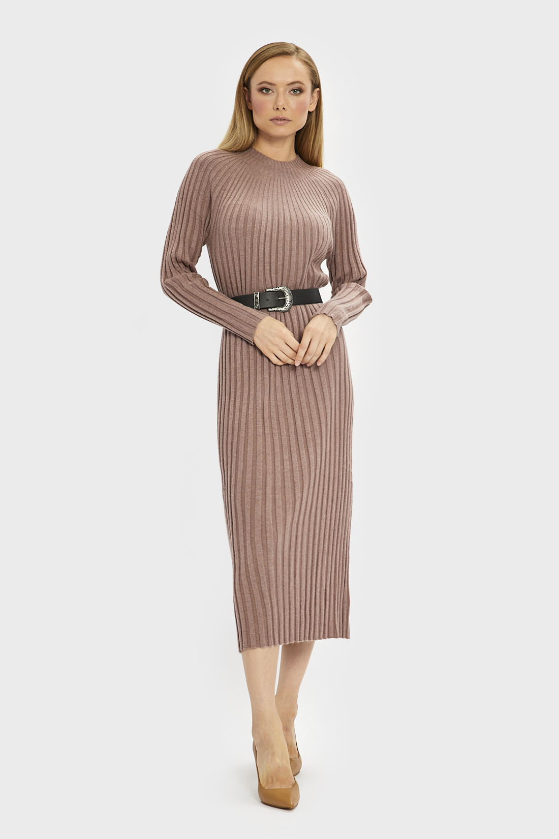 

Платье женское Baon B451507 коричневое M, B451507