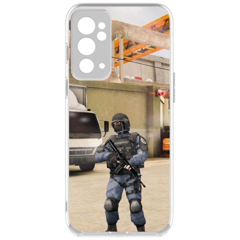 

Чехол-накладка Krutoff Standoff 2 - GIGN для OnePlus 9RT, Прозрачный