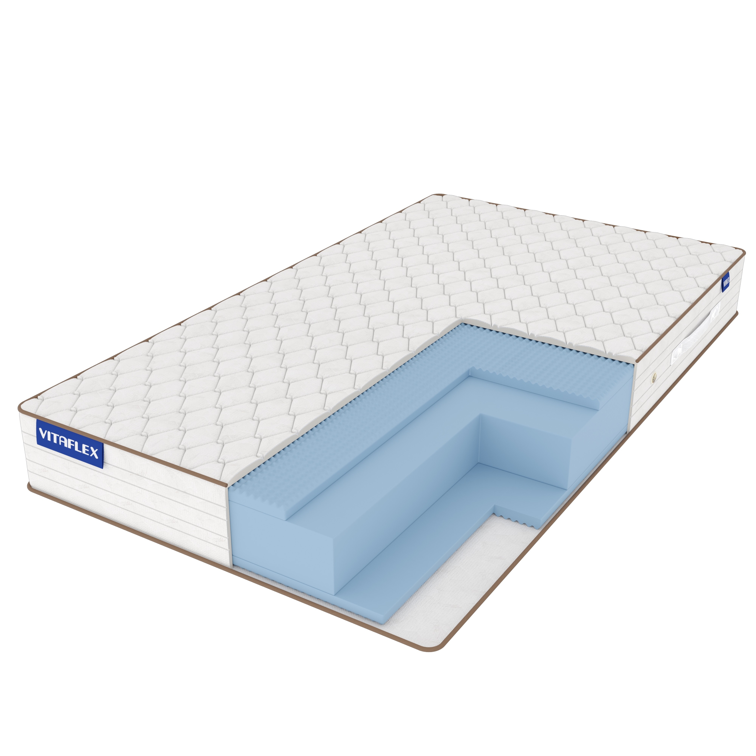 

Матрас Vitaflex Relax Foam Mix 105х170, Белый, Foam Mix