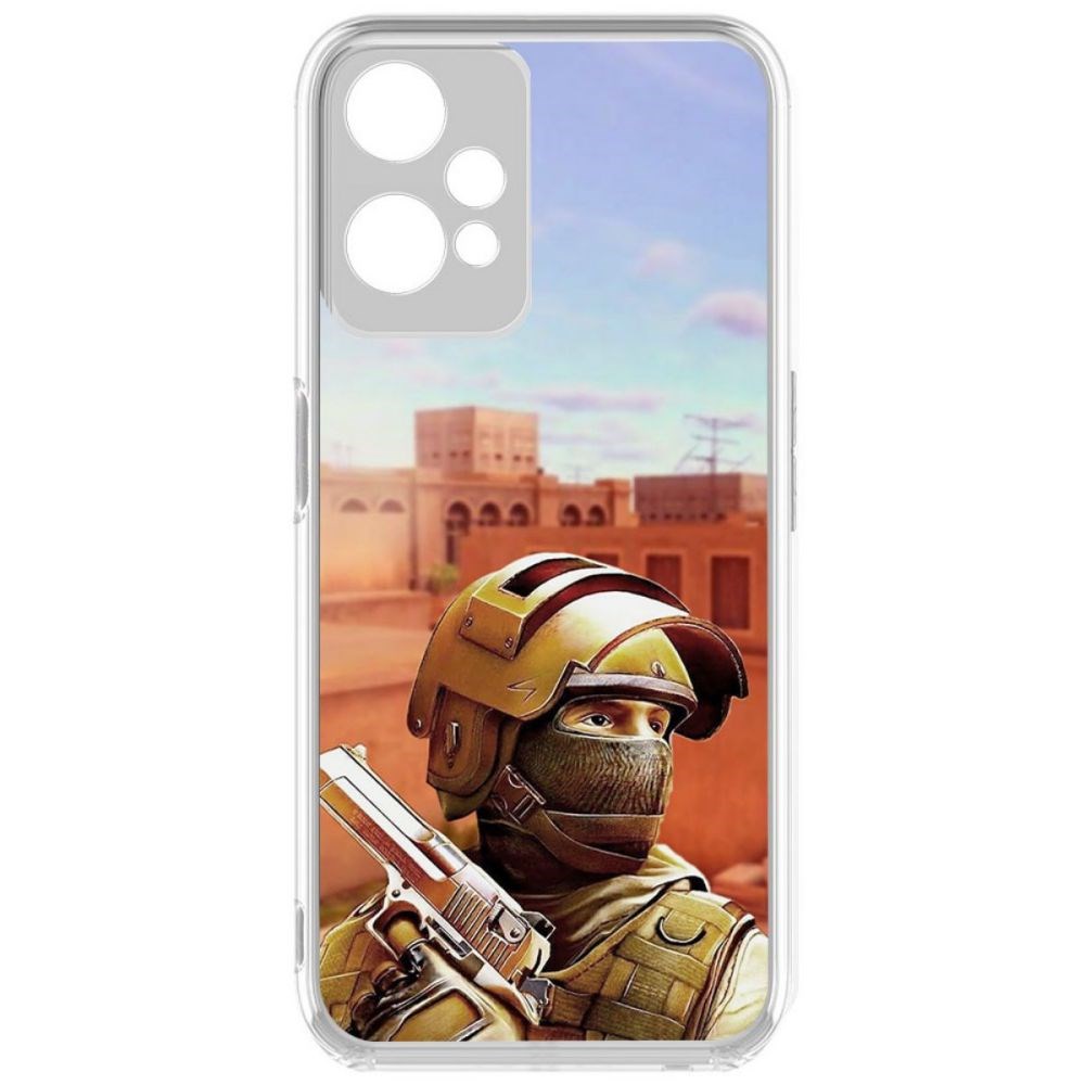 

Чехол-накладка Krutoff Standoff 2 - Спец для OnePlus Nord CE 2 Lite, Прозрачный